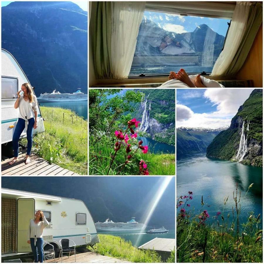 Willa Solhaug Fjordcamping Geiranger Zewnętrze zdjęcie