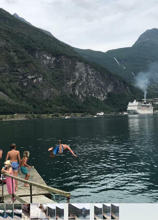 Willa Solhaug Fjordcamping Geiranger Zewnętrze zdjęcie